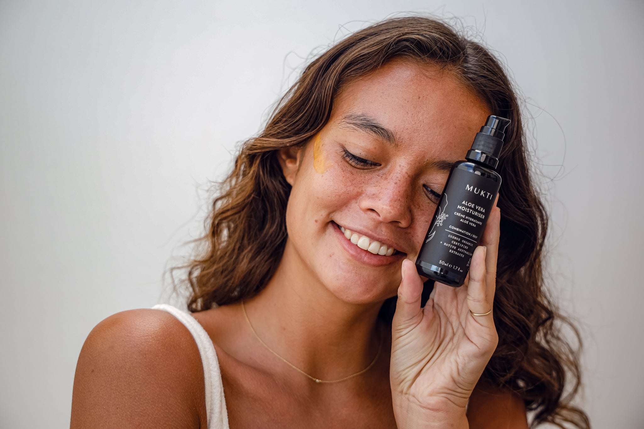 MUKTI Aloe Vera Moisturiser 有機蘆薈舒緩面霜 [50ml]