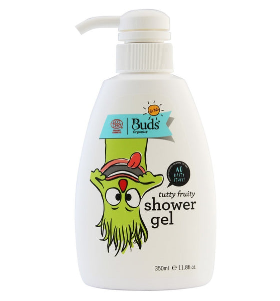 BUDS Tutty Fruity Shower Gel 兒童有機甜果沐浴液 [350ml] - MINT Organics