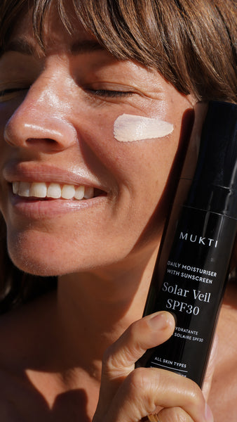 MUKTI Daily Moisturizer SPF30 Solar Veil 有機維C抗藍光潤色防曬乳SPF30 [100ml]