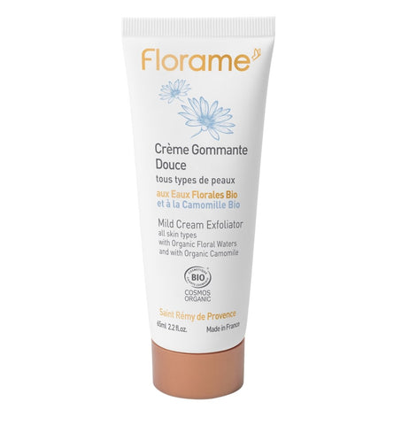 FLORAME Organic Mild Cream Exfoliator 有機輕柔去角質磨砂膏 [65ml] - MINT Organics