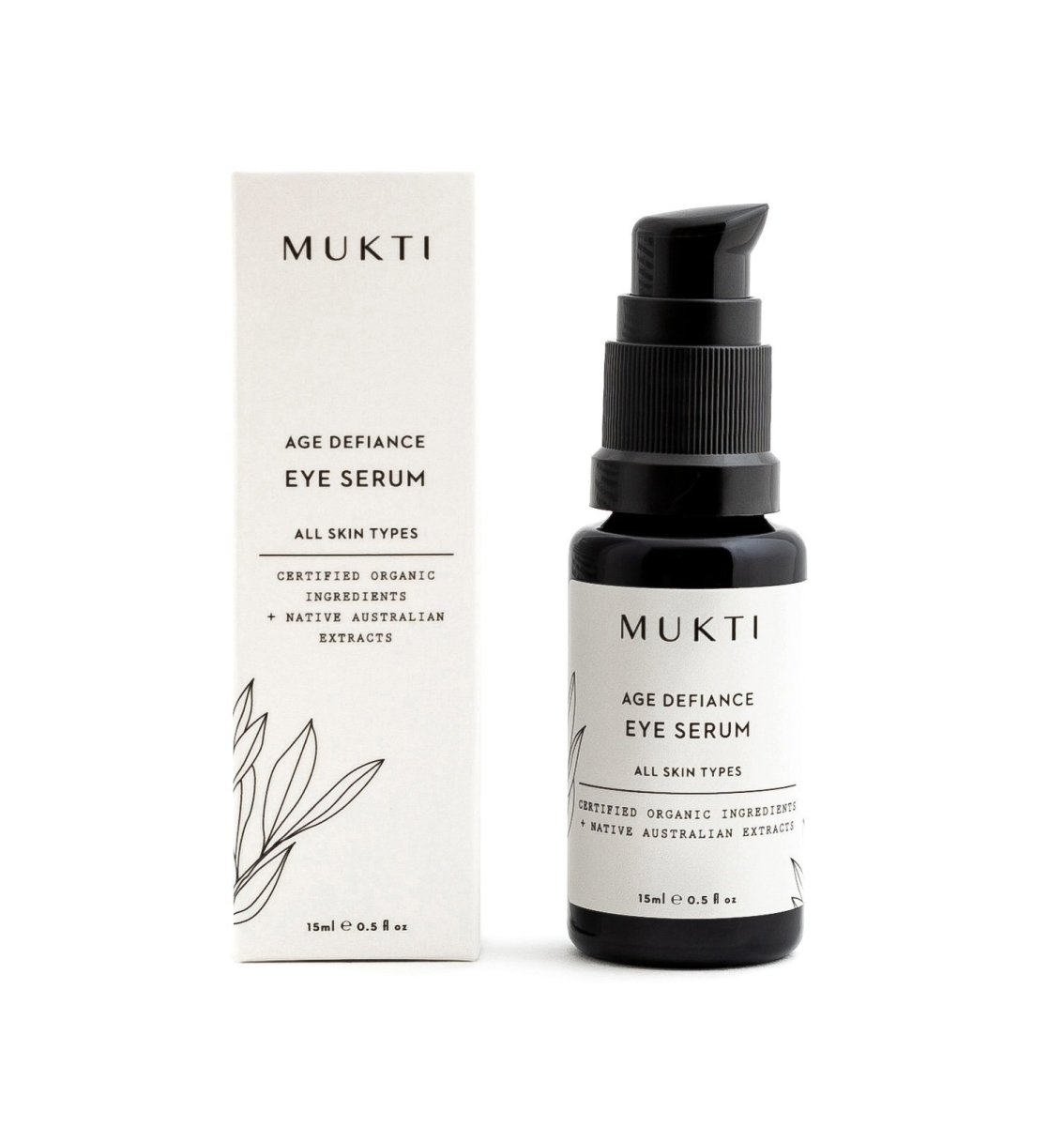 MUKTI Age Defiance Eye Serum 眼部抗皺精華 [15ml] - MINT Organics