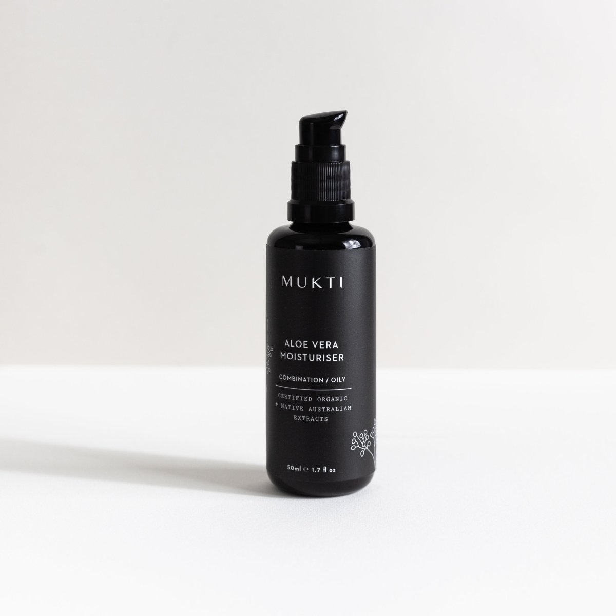 MUKTI Aloe Vera Moisturiser [50ml] - MINT Organics