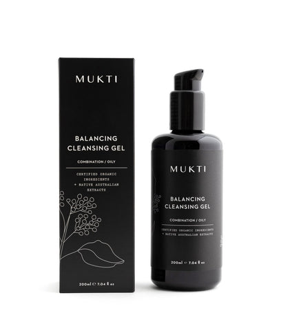 MUKTI Balancing Cleansing Gel [200ml] - MINT Organics