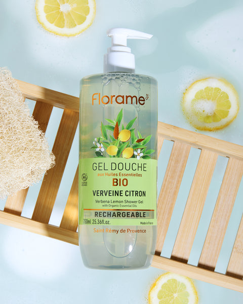 FLORAME Verbena Lemon Shower Gel 有機馬鞭草檸檬香氛沐浴露 [750ml]