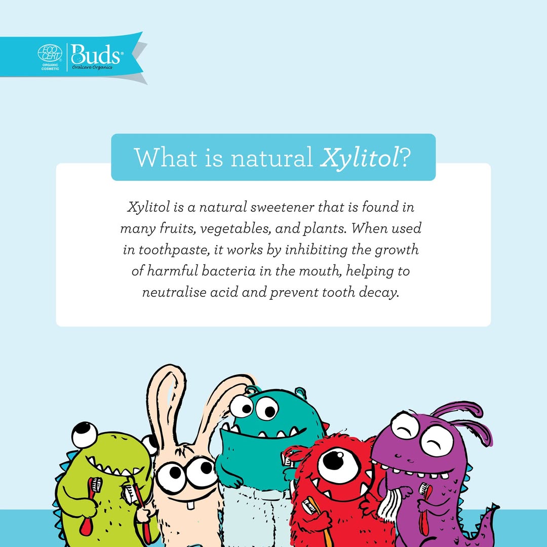 BUDS Children's Toothpaste with Xylitol 有機幼兒牙膏 (1-3歲) [50ml]