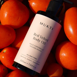 MUKTI Red Velvet Body Oil 茄紅素絲絨身體油