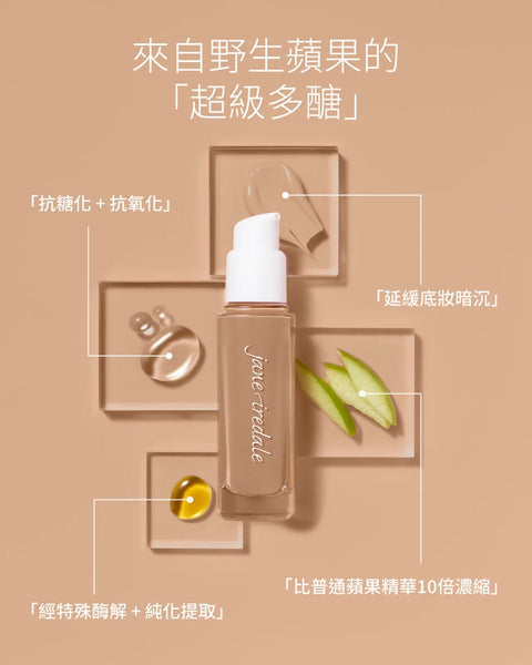 JANE IREDALE Skintuition SPF 30 Liquid Foundation 蘋果多醣水光養膚粉底液SPF30 [30ml]