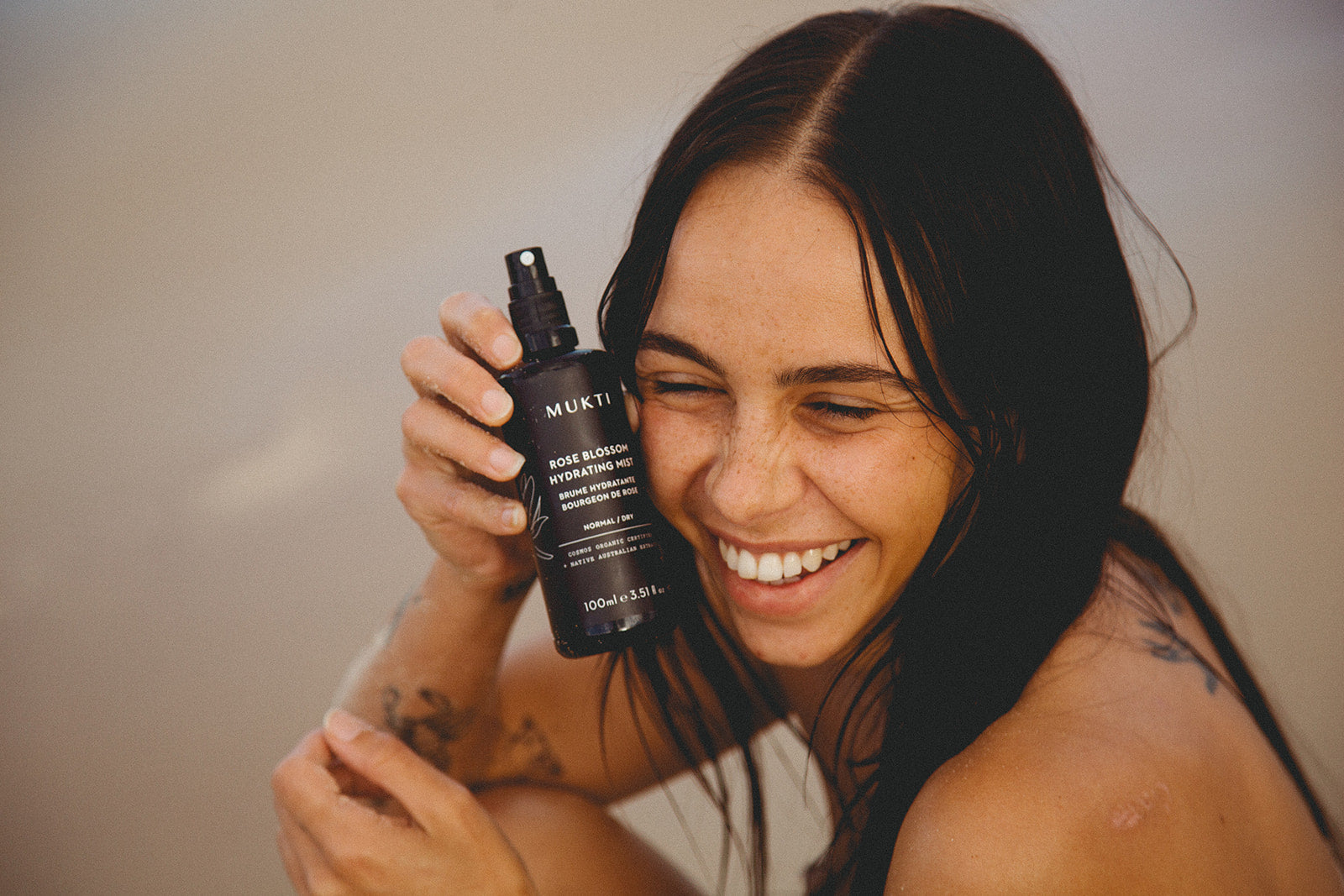 MUKTI Rose Blossom Hydrating Mist 有機玫瑰保濕噴霧 [100ml]