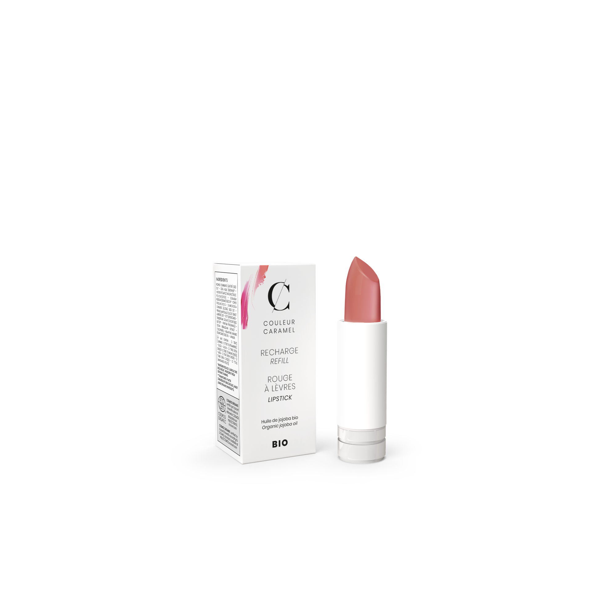 COULEUR CARAMEL Lipstick 天然有機唇膏 #254 NATURAL PINK [3.5g]